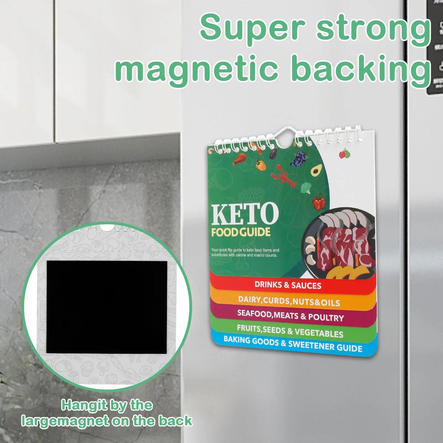 CRISPCRAFT – Kitchen Cookbook & Magnetic Chart for Effortless Cooking