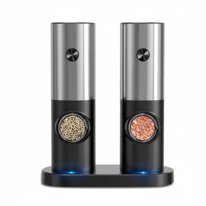 SPICELUX – Electric Salt and Pepper Grinder Set with Adjustable Coarseness