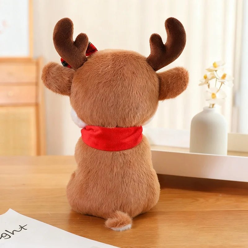 SCARFPLUSH – Cute Plush Toy Doll with Christmas Scarf for Holiday Gifting