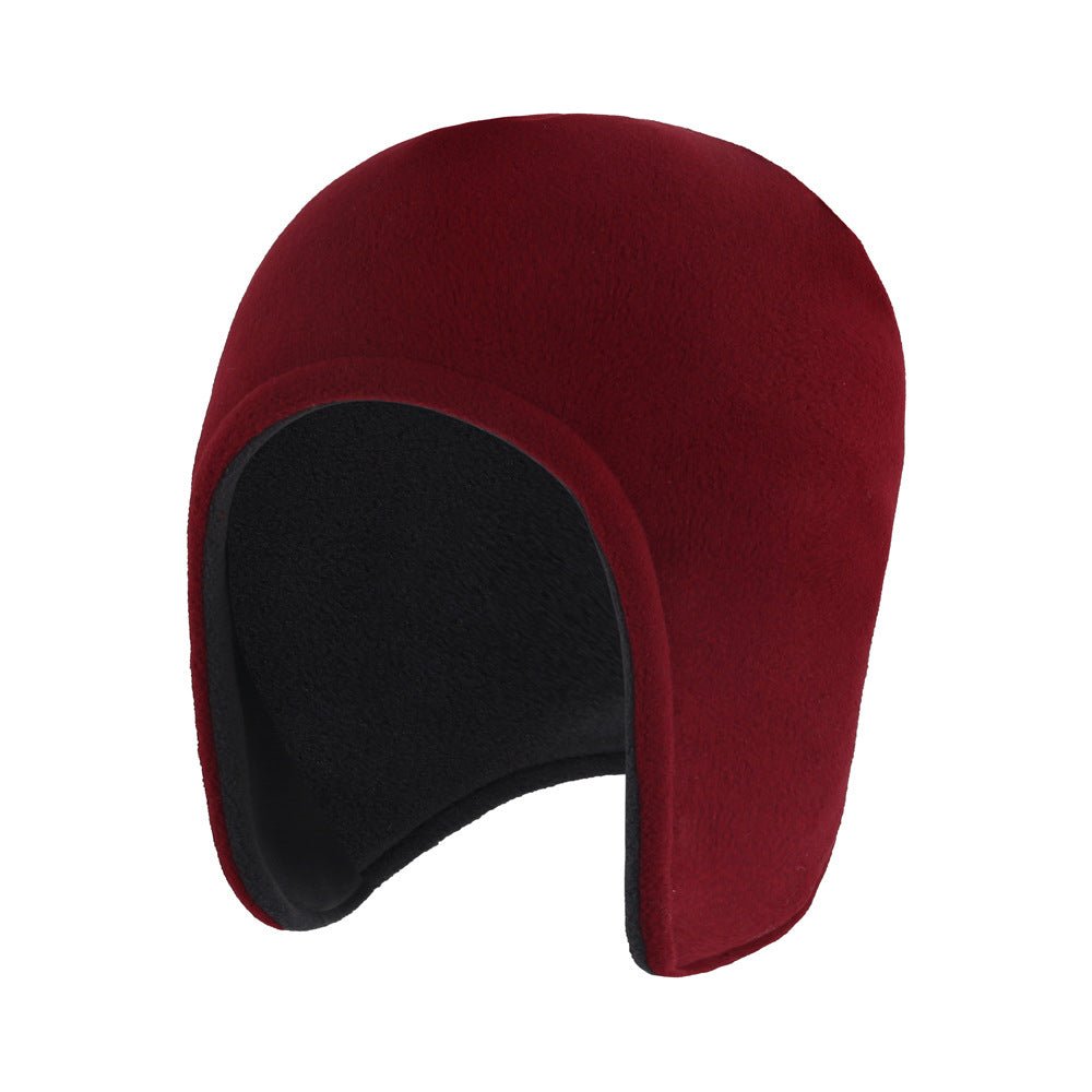 THERMALYX – Cozy Fleece Double-Layer Beanie Hat with Ear Cover for Outdoor Cycling & Winter Sports