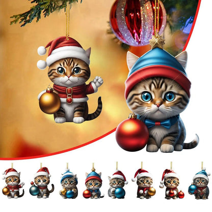 PURRVENT – 24-Day Cat Christmas Countdown with Retro Acrylic Charms
