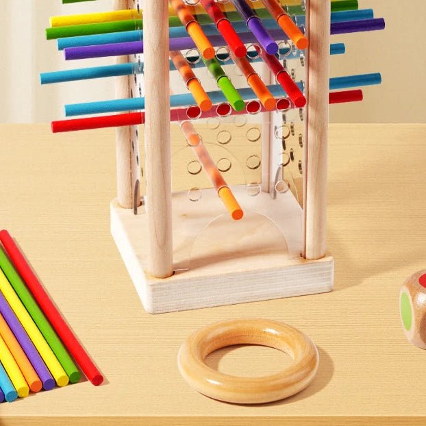 MATHWOOD – Montessori Counting Stick Set for Cognitive Growth & Coordination