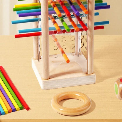 MATHWOOD – Montessori Counting Stick Set for Cognitive Growth & Coordination
