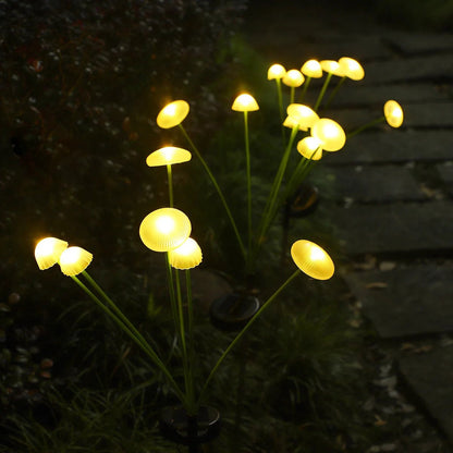 SOLARSHROOM – Weatherproof 15-LED Mushroom Light Set for Outdoor Decor