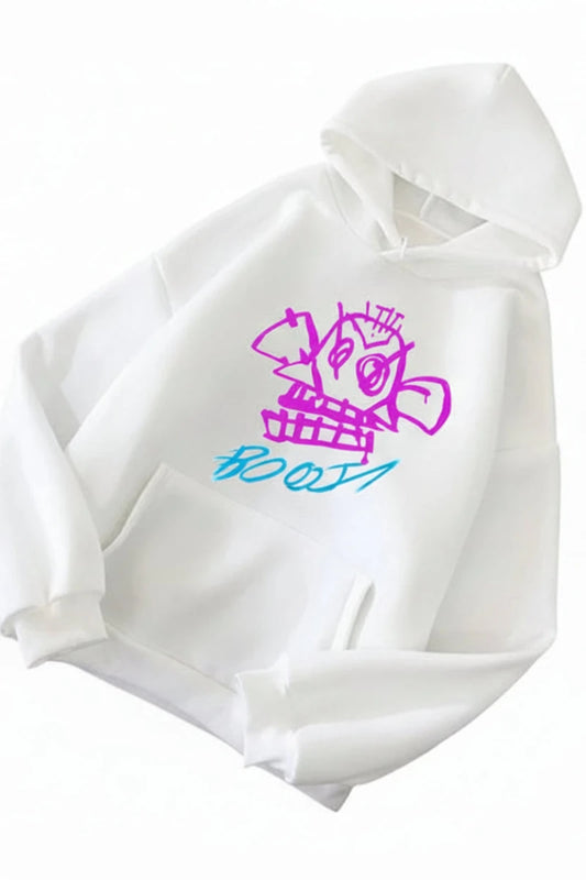 JINXWAVE – Arcane Jinx Long Sleeve Hoodie for Bold Streetwear Comfort