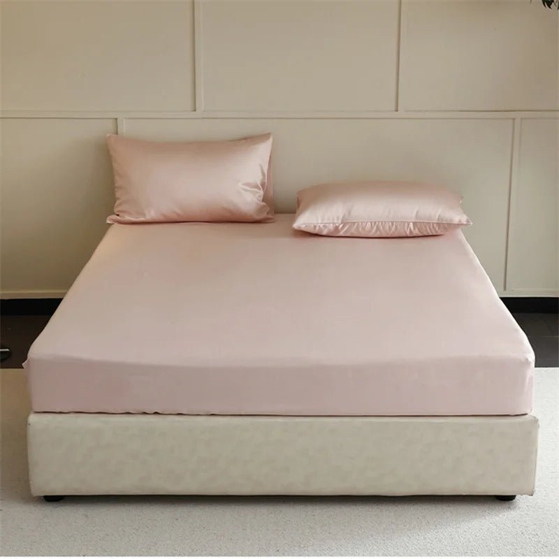 NOBLESILK – Luxury Mulberry Silk Fitted Sheet for Cool, Breathable Sleep