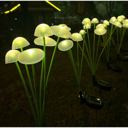 SOLARSHROOM – Weatherproof 15-LED Mushroom Light Set for Outdoor Decor