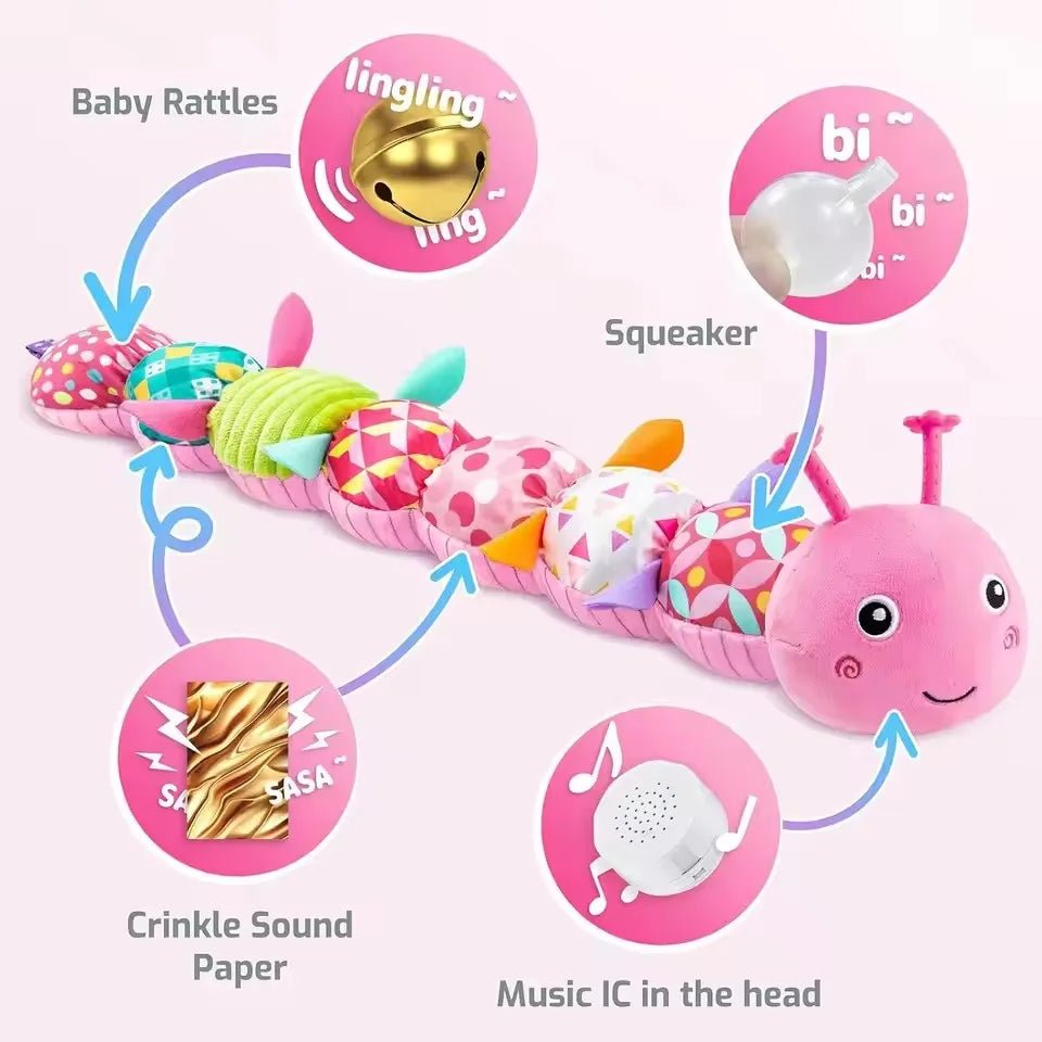 SOFTAPILLAR – Baby-Safe Musical Caterpillar with Plush Sensory Features