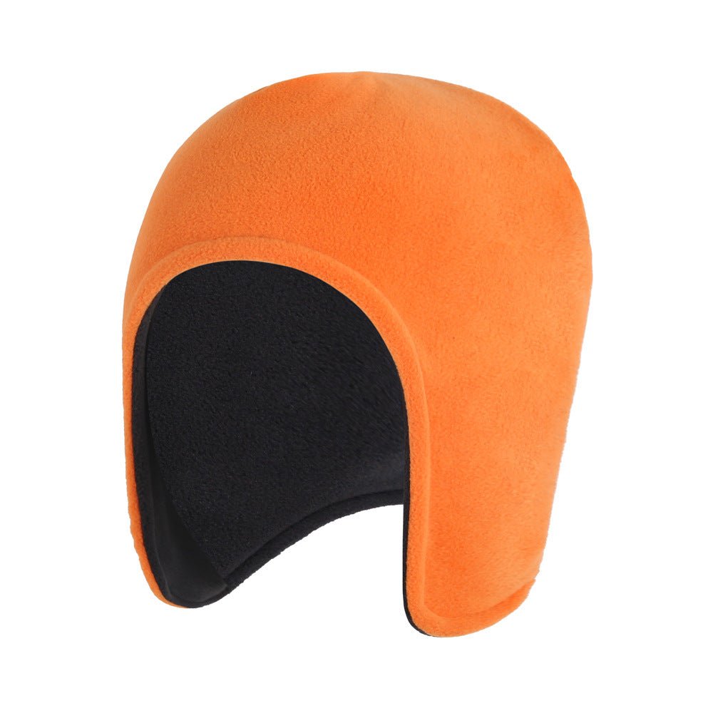 THERMALYX – Cozy Fleece Double-Layer Beanie Hat with Ear Cover for Outdoor Cycling & Winter Sports