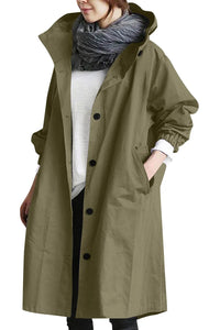 CITYDRAPE – Women’s Elegant Hooded Trench Coat for Stylish Protection
