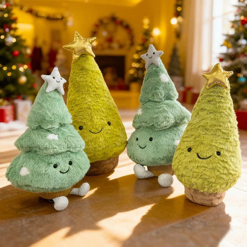 MERRYTREE – Soft Stuffed Christmas Tree Plush Toy for Seasonal Decoration