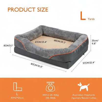 FURPAL – Premium Orthopedic Dog Bed - Jumbo Foam Base