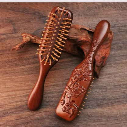 COMBZEN – Sandalwood Hair Comb Antistatic Scalp Massage Tool for Healthy Hair