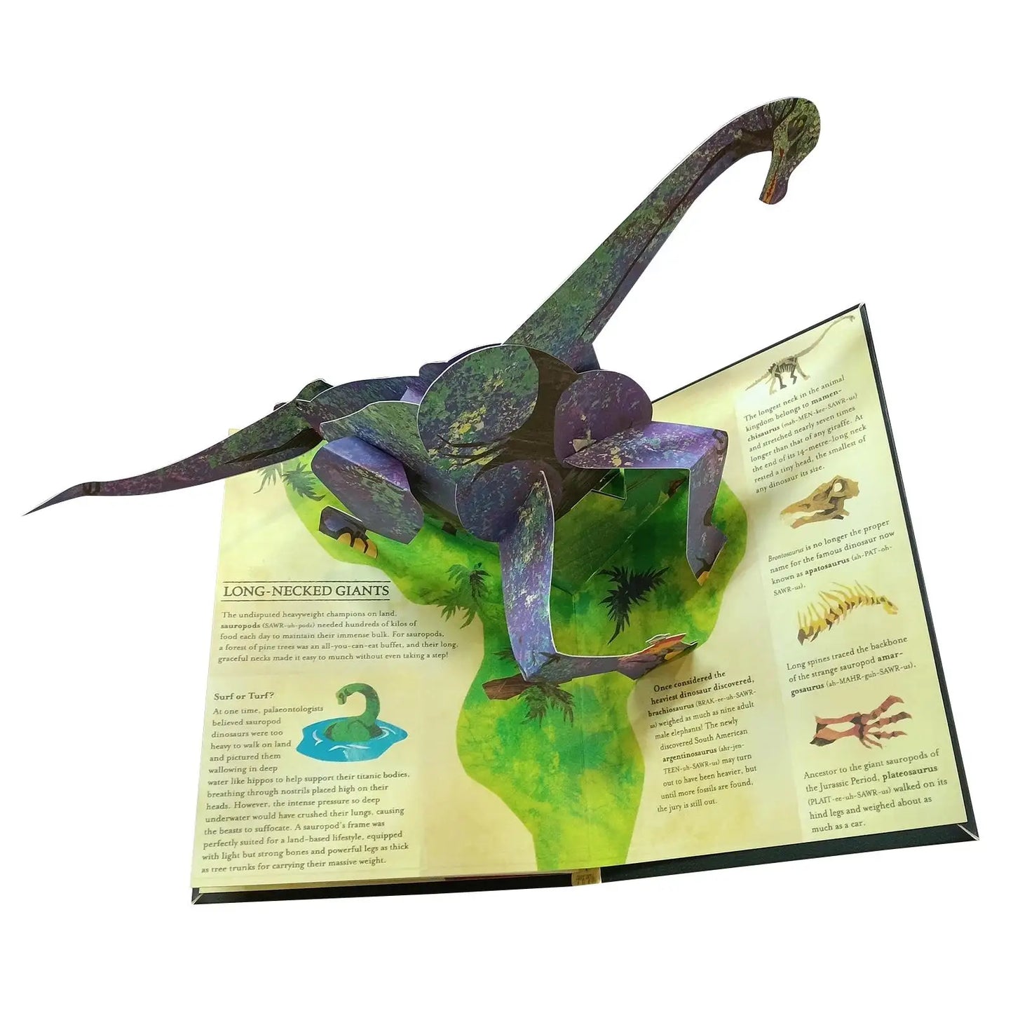 DINOPOP – 3D Pop-Up Dinosaur Book with Stunning Art & Updated Facts