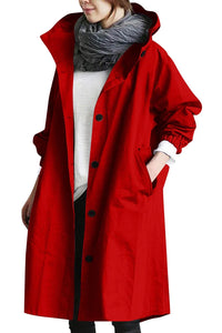 CITYDRAPE – Women’s Elegant Hooded Trench Coat for Stylish Protection