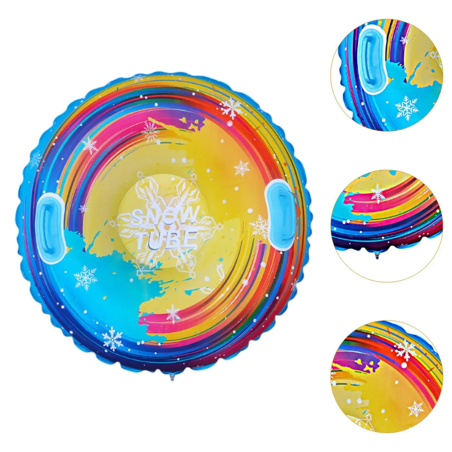 FROSTRIDER – Inflatable Snow Tube with Strong Handles for Fast Winter Fun
