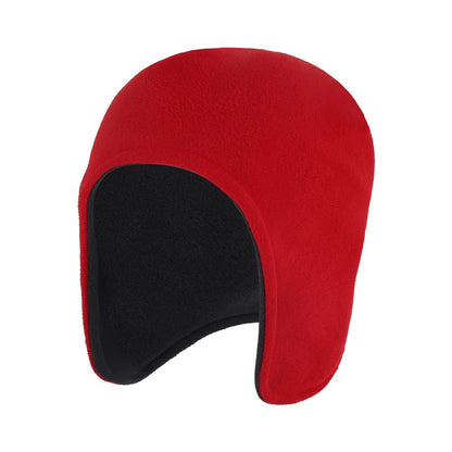 THERMALYX – Cozy Fleece Double-Layer Beanie Hat with Ear Cover for Outdoor Cycling & Winter Sports