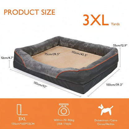 FURPAL – Premium Orthopedic Dog Bed - Jumbo Foam Base