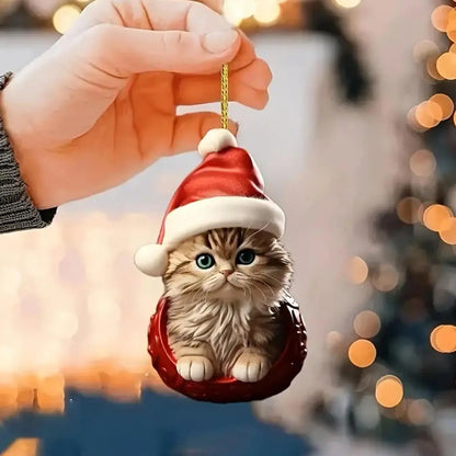 PURRVENT – 24-Day Cat Christmas Countdown with Retro Acrylic Charms