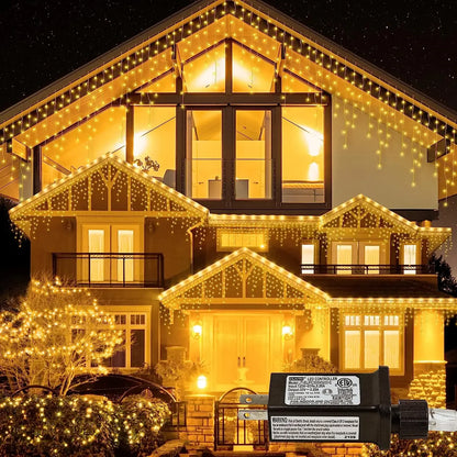 STARRYDROP – LED Curtain String Lights for Magical Holiday Decor