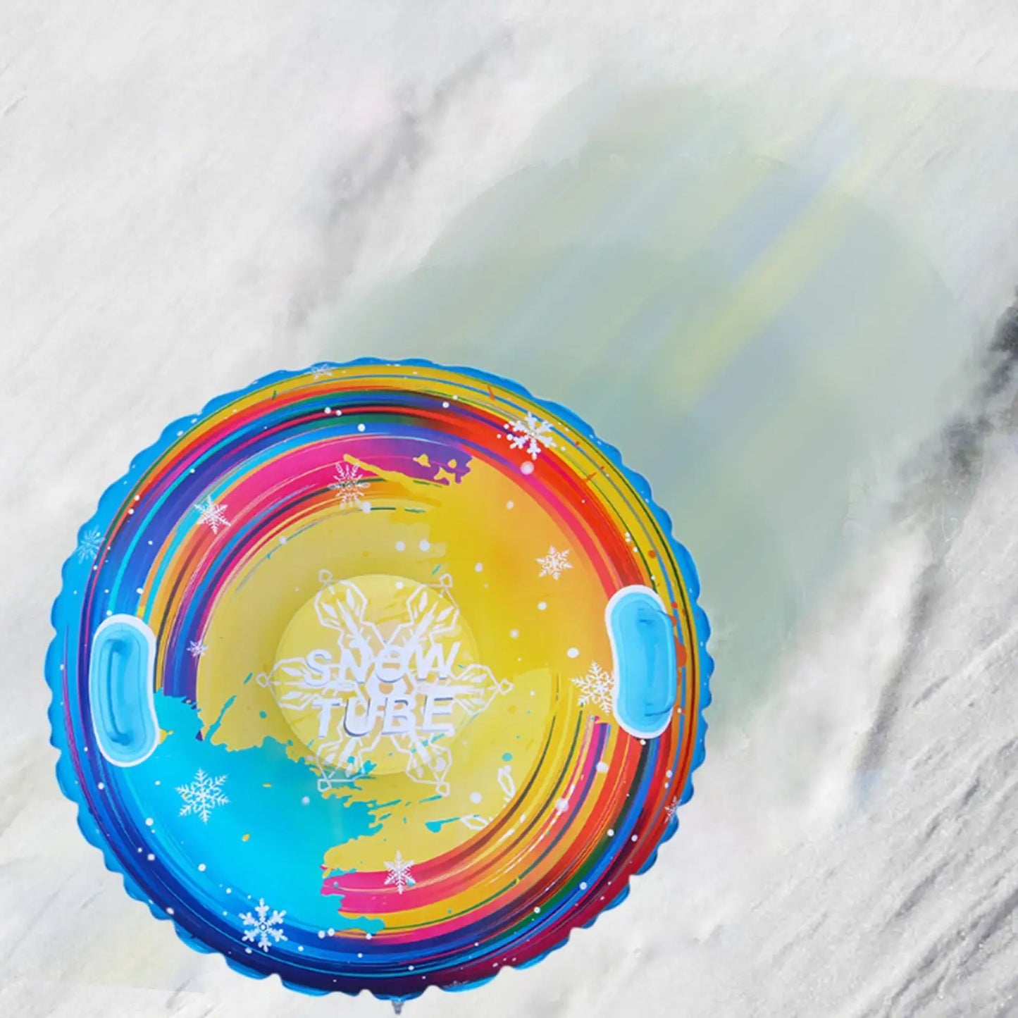 FROSTRIDER – Inflatable Snow Tube with Strong Handles for Fast Winter Fun