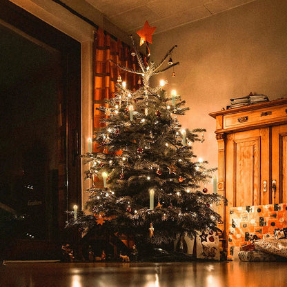EVERGLOW - Vlamloze LED Kerstkaarsen met Zacht Flikkerend Licht
