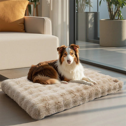 FURFORT – Premium Plush Bed with Water-Resistant Fabric and Grip Bottom