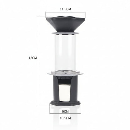 PRESSPRO – Portable French Press Coffee Maker with Durable Reusable Filter