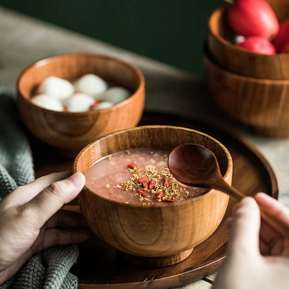 GREENPLATE – Eco-Friendly Wooden Bowl for Sustainable Dining