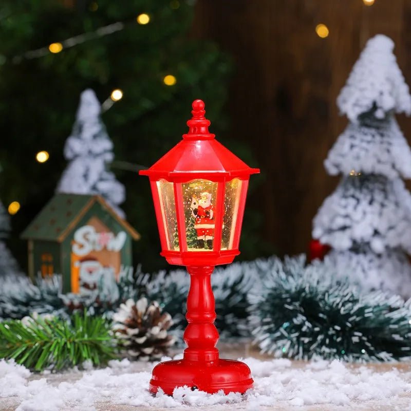 WINTERGLOBE - LED Sneeuwlantaarn met Zachte Werveling en Warme Gloed