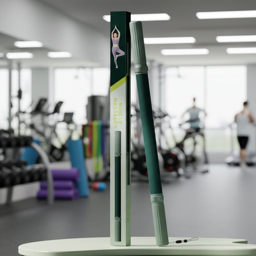 DEEPZEN – Premium Yoga Stick Muscle Massage Roller for Deep Tissue Relief