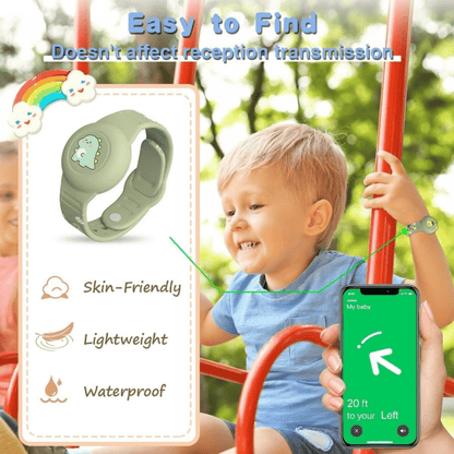 SAFESNUG – Kids’ Airtag Bracelet with Fun Dino Design 4
