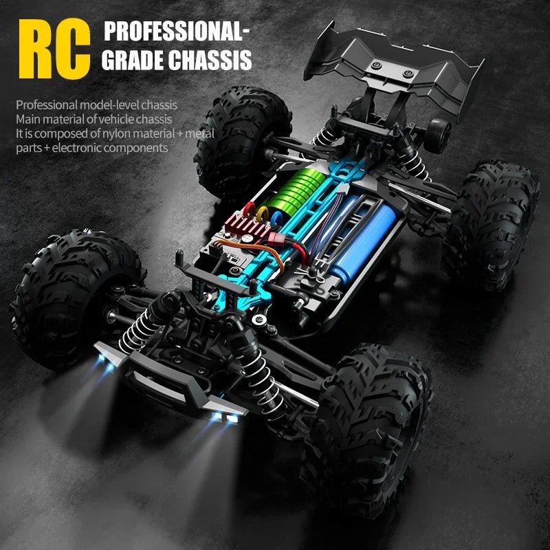 SCY 1:16 4WD RC Car - High-Speed Remote Control Monster Truck 70KM/H 2