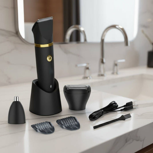 SHAVTRIQ – 3-in-1 Waterproof Body & Intimate Shaver for Men 0