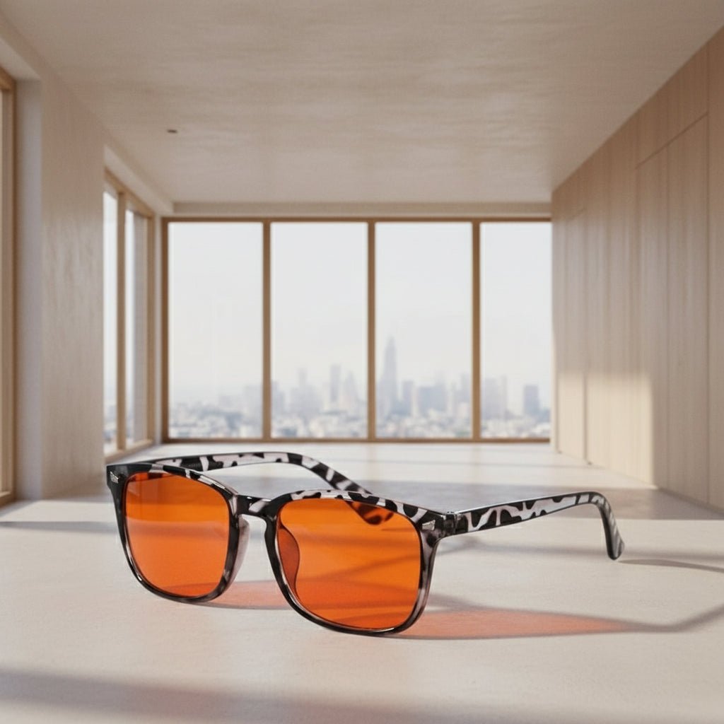 SHINU Blue Light Blocking Glasses - Red, Orange & Yellow Lenses for Eye Strain Relief 15