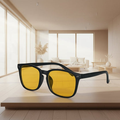 SHINU Blue Light Blocking Glasses - Red, Orange & Yellow Lenses for Eye Strain Relief 5