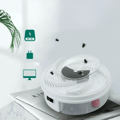 SILENT FLY TRAP – Indoor & Outdoor Fruit Fly Catcher with Silent Operation 4