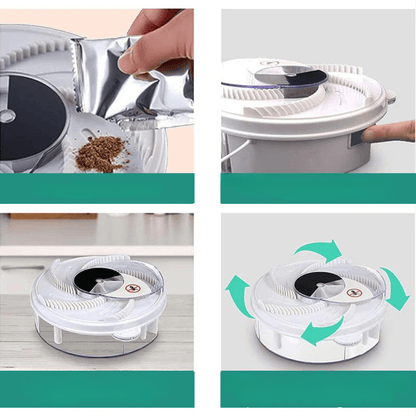 SILENT FLY TRAP – Indoor & Outdoor Fruit Fly Catcher with Silent Operation 5