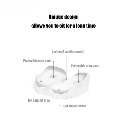SITRELIEF – Adjustable Memory Foam Seat Cushion for Tailbone & Back Support 3