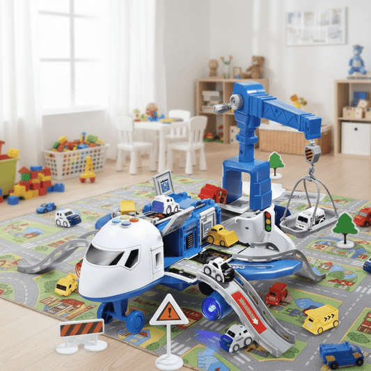 SKYAUDIO – Musical Deformation Track Airplane Toy 0