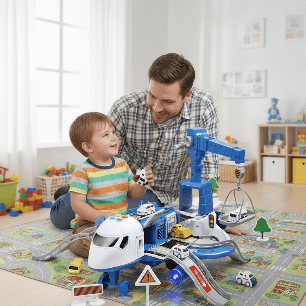 SKYAUDIO – Musical Deformation Track Airplane Toy 1