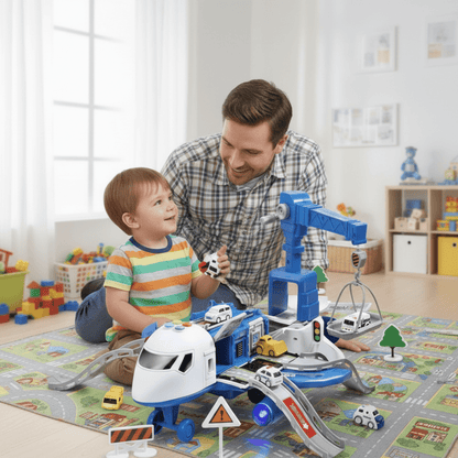 SKYAUDIO – Musical Deformation Track Airplane Toy 1