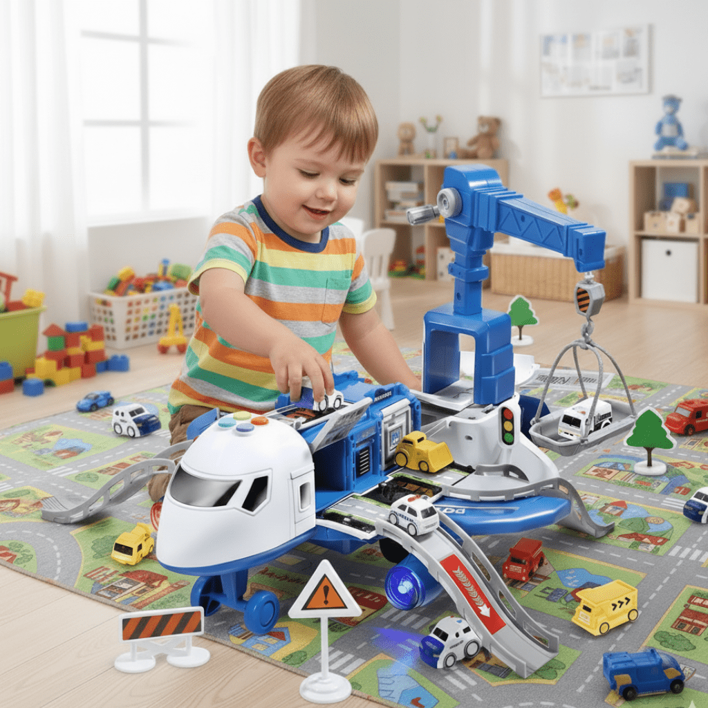 SKYAUDIO – Musical Deformation Track Airplane Toy 2