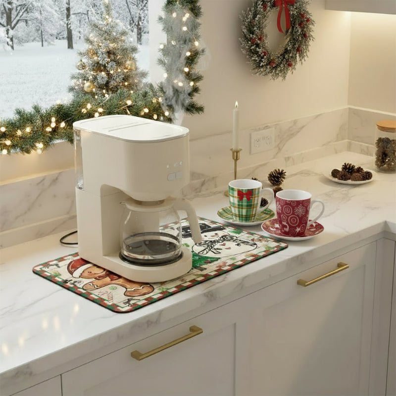 SNOWMATIQ – Christmas kitchen mat for drying and decorative purposes 2