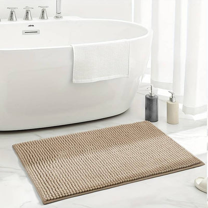 SOFTDRY – Chenille Microfiber Bath Mat with Non-Slip Base 5