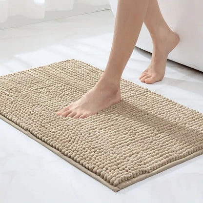 SOFTDRY – Chenille Microfiber Bath Mat with Non-Slip Base 7