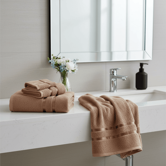 SOFTGLOW – 4-Piece Towel Set for Bathroom Elegance 5