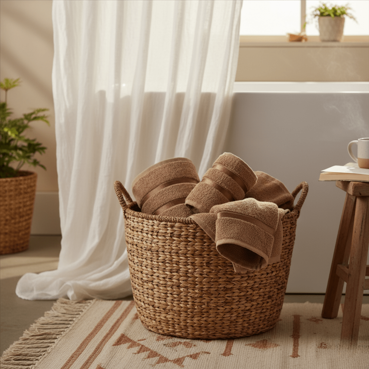 SOFTGLOW – 4-Piece Towel Set for Bathroom Elegance 6