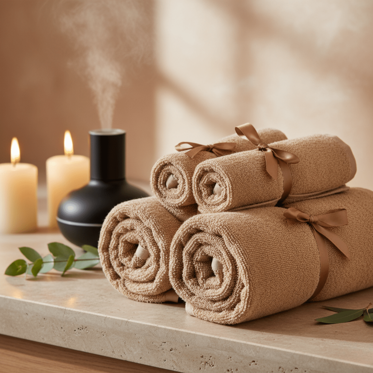 SOFTGLOW – 4-Piece Towel Set for Bathroom Elegance 7