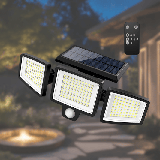 SOLARGUARD – Solar Security Light with Motion Sensor and Remote Control 0